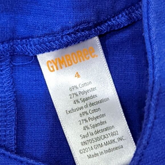 Gymboree Blue Aqua Turquoise Embroidery A Line Shiff Drees Little Girls Size 4 - Picture 4 of 6